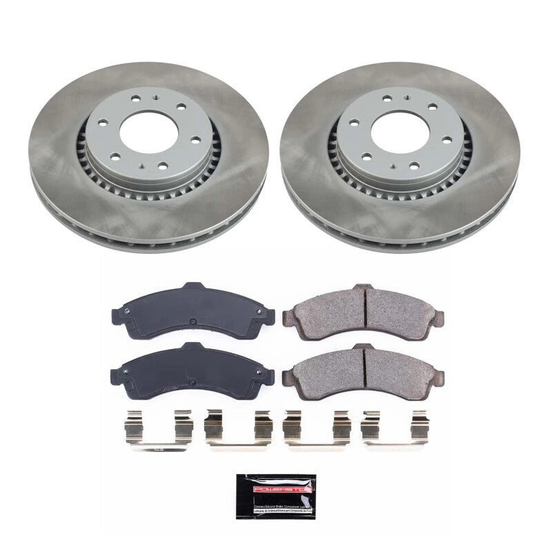 Power Stop 2005 Saab 9-7x Front Semi-Coated Rotor Kit PowerStop