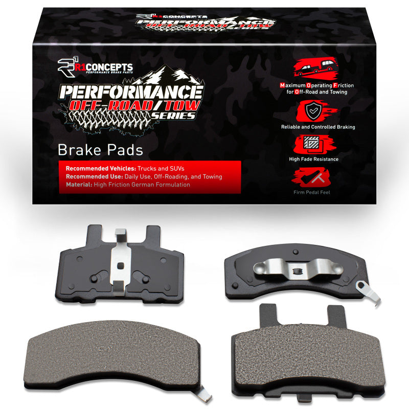 R1 88-02 GMC Savana 2500 Front Performance Off-Road/Tow Brake Pads
