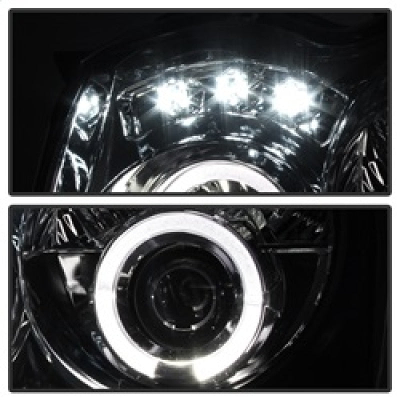 Spyder Jeep Grand Cherokee 05-07 Projector Headlights LED Halo LED Smke PRO-YD-JGC05-HL-SMC SPYDER