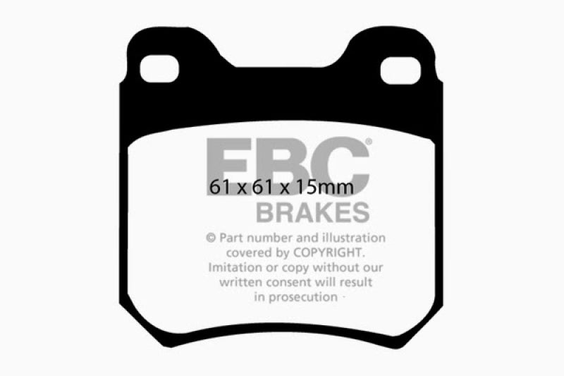 EBC GreenStuff Rear Brake Pads - DP2675 EBC