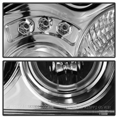 Spyder Jeep Grand Cherokee 05-07 Projector Headlights LED Halo LED Chrm Low 9006 PRO-YD-JGC05-HL-C SPYDER