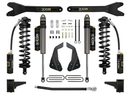 ICON 05-07 Ford F250/F350 4-5.5in Stage 4 Coilover Conversion System w/ Radius Arms
