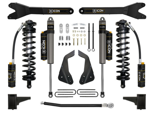 ICON 05-07 Ford F250/F350 4-5.5in Stage 4 Coilover Conversion System w/ Radius Arms
