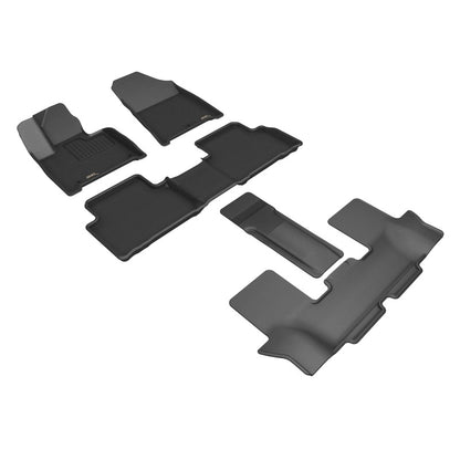 3D MAXpider KAGU 1st-3rd Row Floor Mats for Hyundai Santa Fe Gas 2024-2026 - L1HY15401509