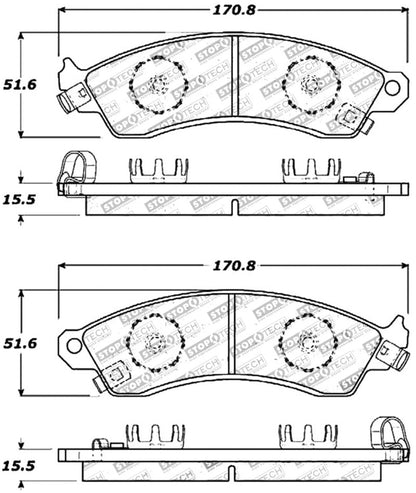 StopTech Performance Brake Pads Stoptech