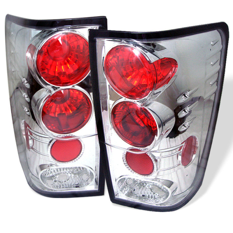 Spyder Nissan Titan 04-14 Euro Style Tail Lights Chrome ALT-YD-NTI04-C SPYDER