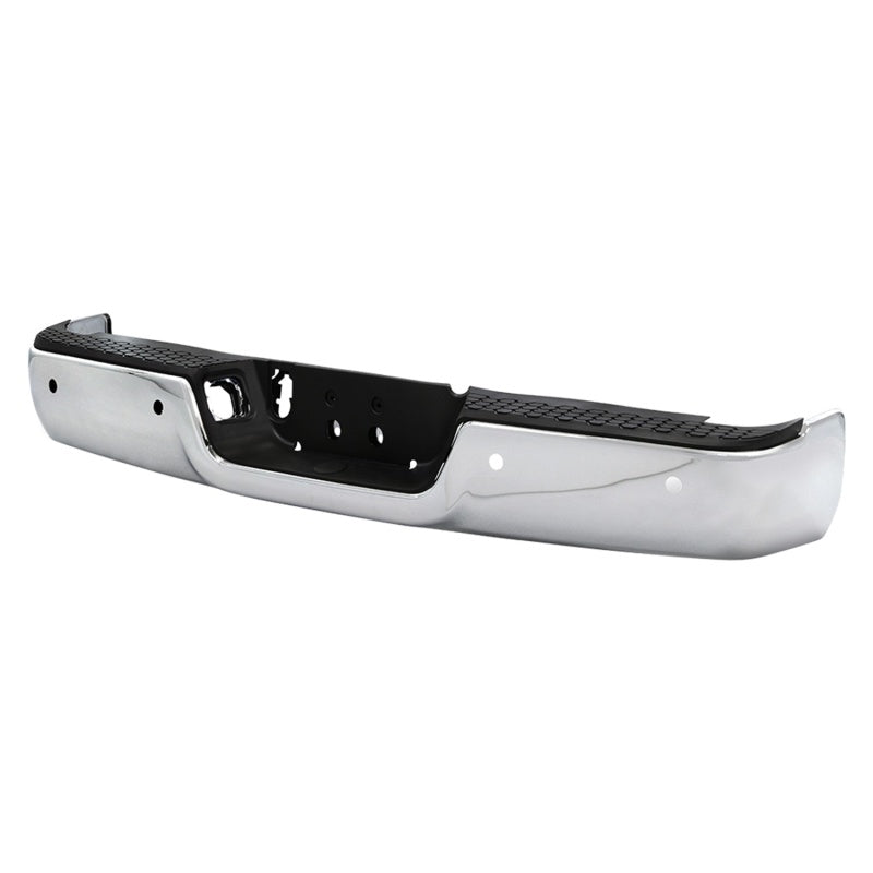 xTune 09-18 Dodge Ram 1500 w/Parking Sensor OEM Style Steel Rear Bumper - Chrome RB-DR09-SET-WS-C SPYDER