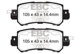 EBC Ultimax2 Rear Brake Pads - UD1624