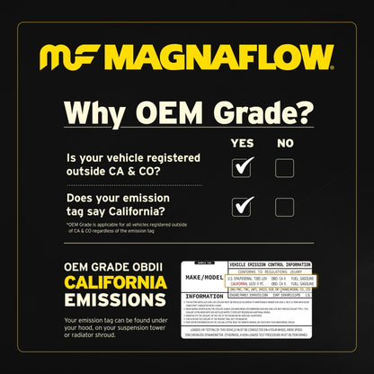 MagnaFlow 16-23 Chevrolet Camaro OEM Grade Federal / EPA Compliant Direct Fit Converter