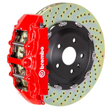 Load image into Gallery viewer, Brembo 08-13 M3/11-12 1M Front GT BBK 6 Piston Cast 380x34 2pc Rotor Drilled-Red