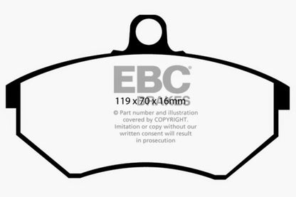 EBC Ultimax2 Front Brake Pads - UD696 EBC