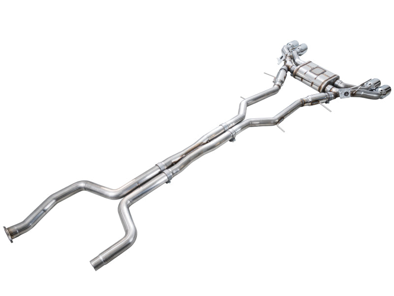 AWE 22-26 Cadillac CT5-V Blackwing SwitchPath Exhaust - Chrome Silver Tips