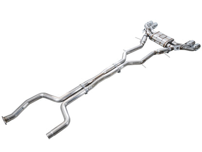 AWE 22-26 Cadillac CT5-V Blackwing SwitchPath Exhaust - Chrome Silver Tips