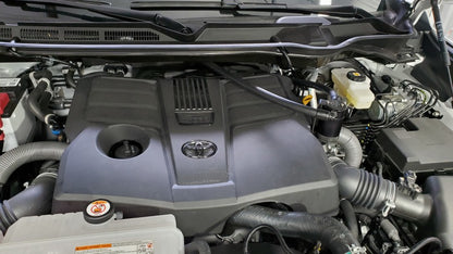 J&L 2022+ Toyota Tundra 3.5L Turbo Oil Separator 3.0 Driver Side - Black Anodized J&L