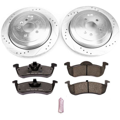 Power Stop 13-18 Lincoln MKT Rear Z36 Truck & Tow Brake Kit PowerStop