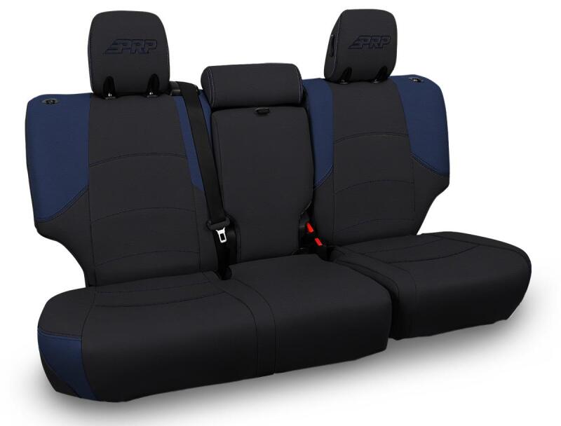 PRP 11-24 Toyota 4Runner Rear Bench Cover - 5-seat model - Black/Navy Blue B067-06