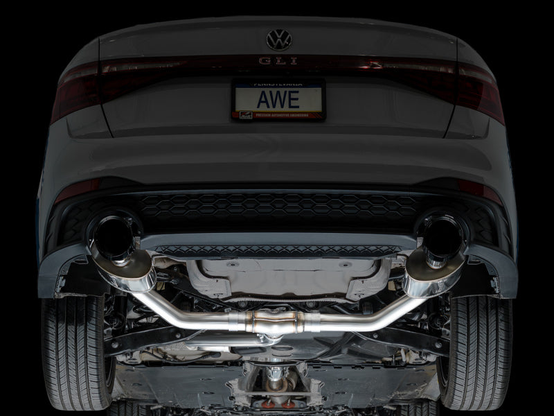 AWE 22-25 Volkswagen Jetta GLI Touring Edition Exhaust - Diamond Black Tips