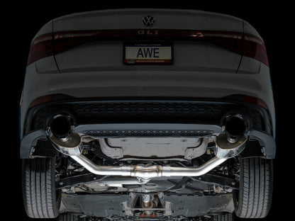 AWE 22-25 Volkswagen Jetta GLI Touring Edition Exhaust - Diamond Black Tips