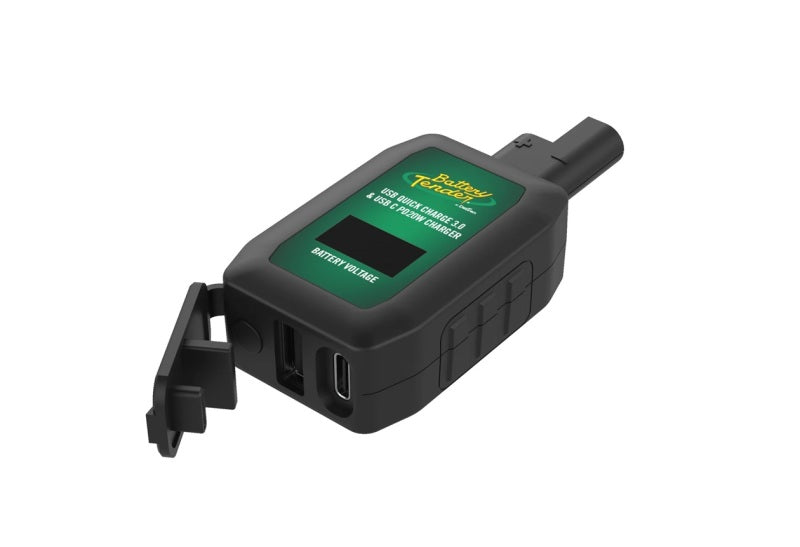 Battery Tender LCD Voltage Indicator with USB Charging Adaptors 081-0159