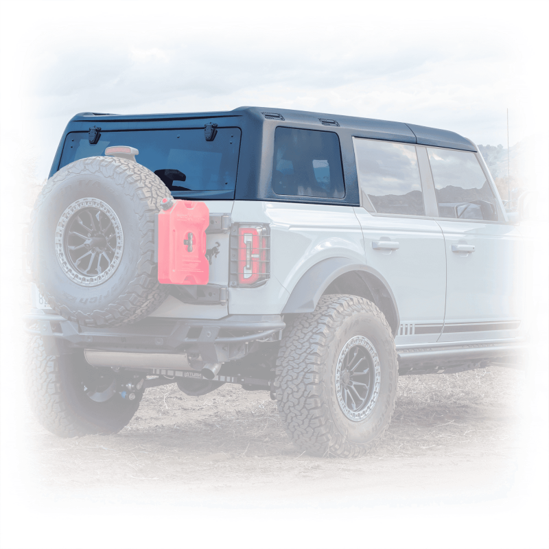 Turn Offroad 2021+ Ford Bronco 4 Dr Hardtop Primed/Foam Headliner/Badge Delete/Wiper/Defrost