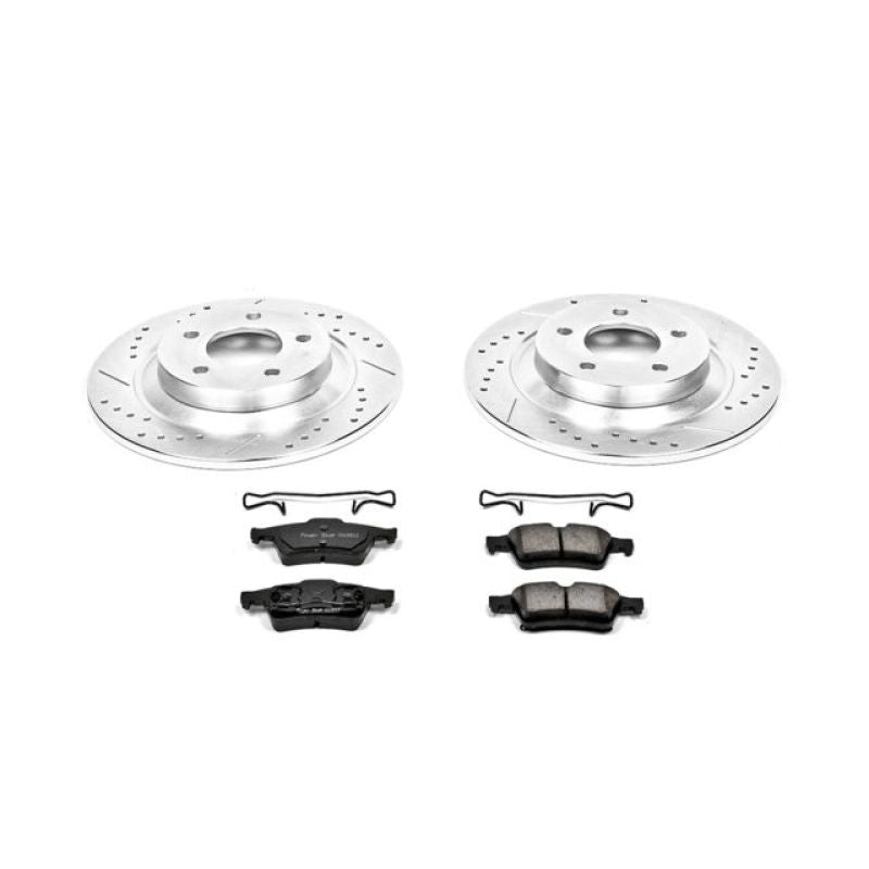 Power Stop 06-07 Mazda 5 Rear Z23 Evolution Sport Brake Kit PowerStop