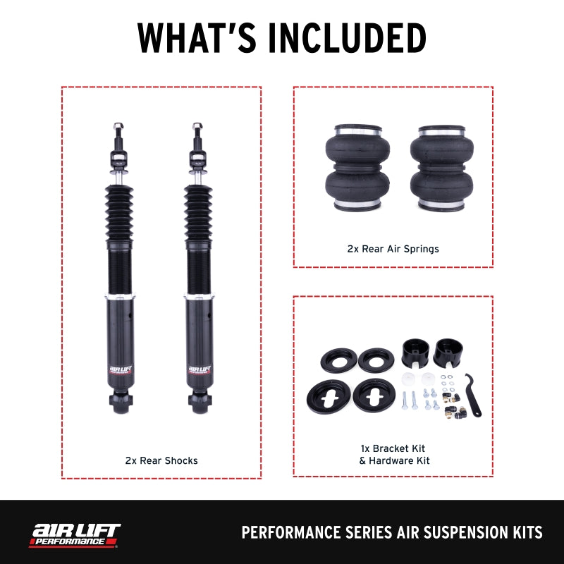Air Lift Performance 15-20 Audi A3 / 15-24 Volkswagen GTI Air Suspension Rear Kit