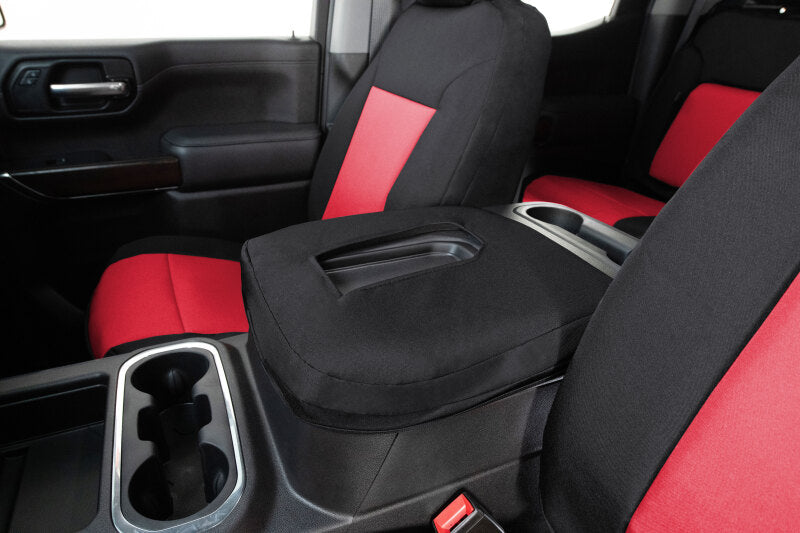 Covercraft 21-25 F150 XL/XLT Endura PrecisionFit Custom Front Row Seat Covers - Red/Black