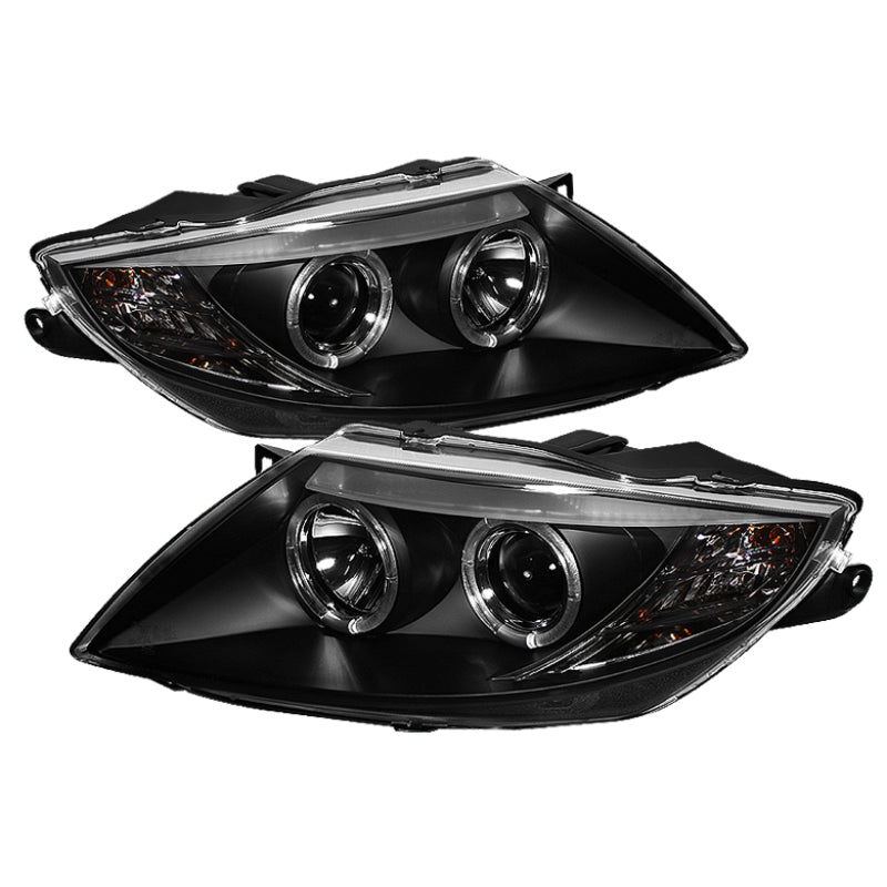 Spyder BMW Z4 03-08 Projector Headlights Xenon/HID Model Only - LED Halo Black PRO-YD-BMWZ403-HID-BK SPYDER