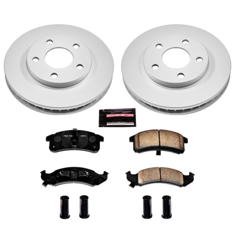 Power Stop 94-99 Buick LeSabre Front Z17 Evolution Geomet Coated Brake Kit PowerStop