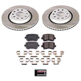 Power Stop 2008 Volkswagen R32 Rear Semi-Coated Rotor Kit