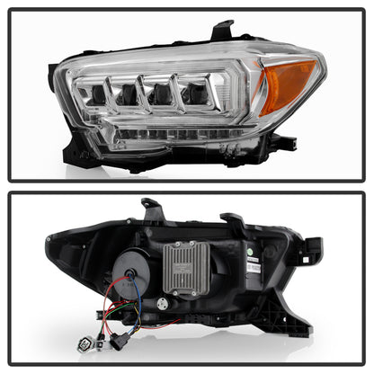 Spyder 16-20 Toyota Tacoma LED Model Only High-Power LED Headlights - Chrome PRO-YD-TT16LEDAP-C SPYDER