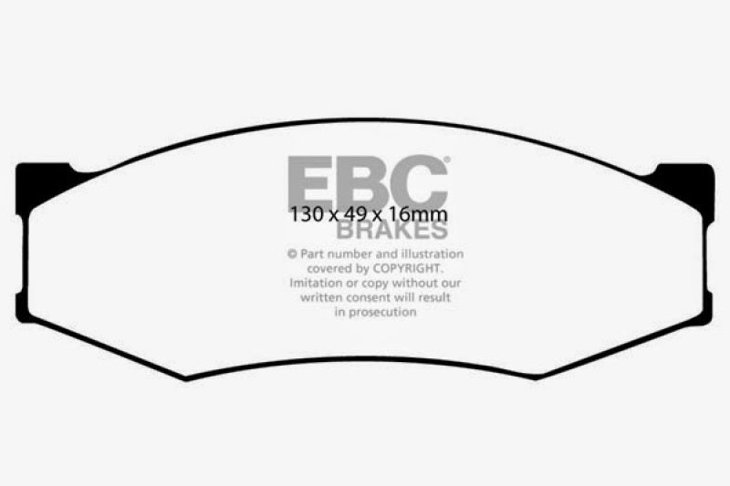 EBC GreenStuff Front Brake Pads - DP6538 EBC