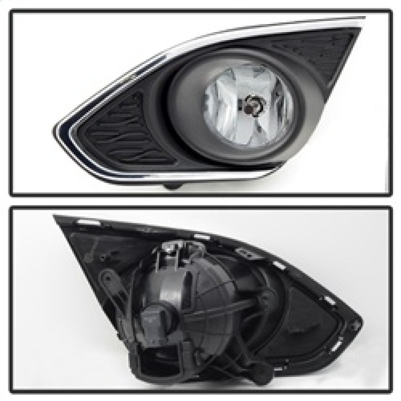 Spyder Chevy Spark 2013-2015 OEM Fog Light W/Universal Switch- Clear FL-CSPA2013-C SPYDER