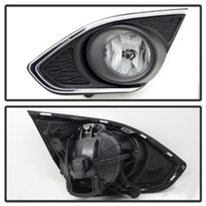 Spyder Chevy Spark 2013-2015 OEM Fog Light W/Universal Switch- Clear FL-CSPA2013-C SPYDER