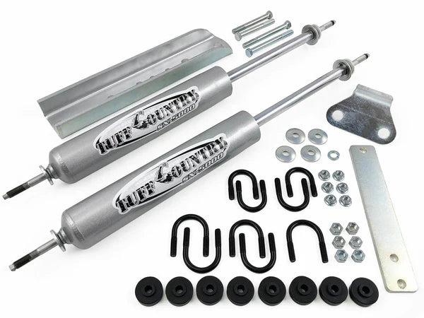 Tuff Country Dual Steering Stabilizer Kit – 1980–1996 Ford F-250 / F-350 4WD Parallel Style (66280)