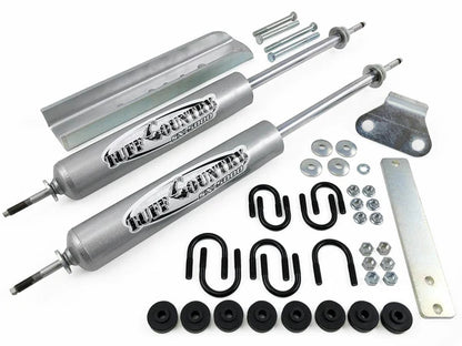 Tuff Country Dual Steering Stabilizer Kit – 1980–1996 Ford F-250 / F-350 4WD Parallel Style (66280)