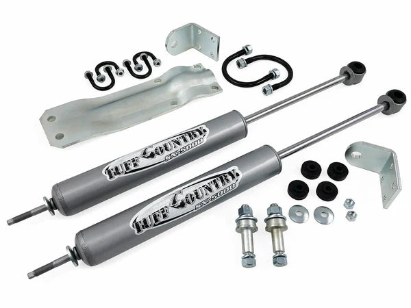 Tuff Country Dual Steering Stabilizer Kit – 1994–2001 Dodge Ram 1500 4WD In-Line Style (66391)