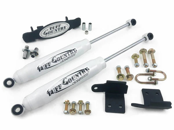 Tuff Country Dual Steering Stabilizer Kit – 2003–2007 Dodge Ram 2500 4WD In-Line Style (66395)