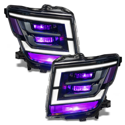 Oracle 21-22 Nissan Titan Demon Eye RGB Headlight Upgrade Kit - ColorSHIFT w/o Cntrl SEE WARRANTY ORACLE Lighting