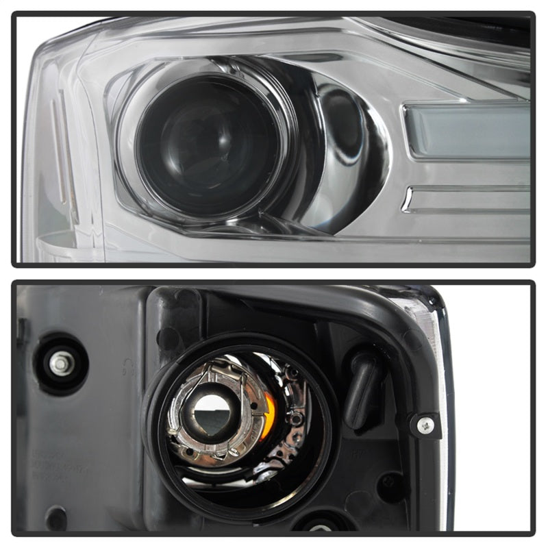 Spyder 04-15 Nissan Titan / 04-07 Nissan Armada V2 Projector Headlights - Chrome PRO-YD-NTI04-DRL-C SPYDER