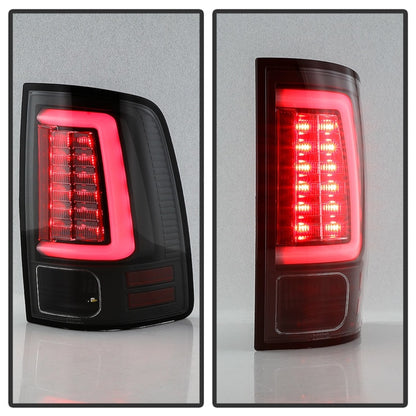 Spyder Dodge Ram 2013-2014 Light Bar LED Tail Lights - All Black ALT-YD-DRAM13V2-LED-BKV2 SPYDER