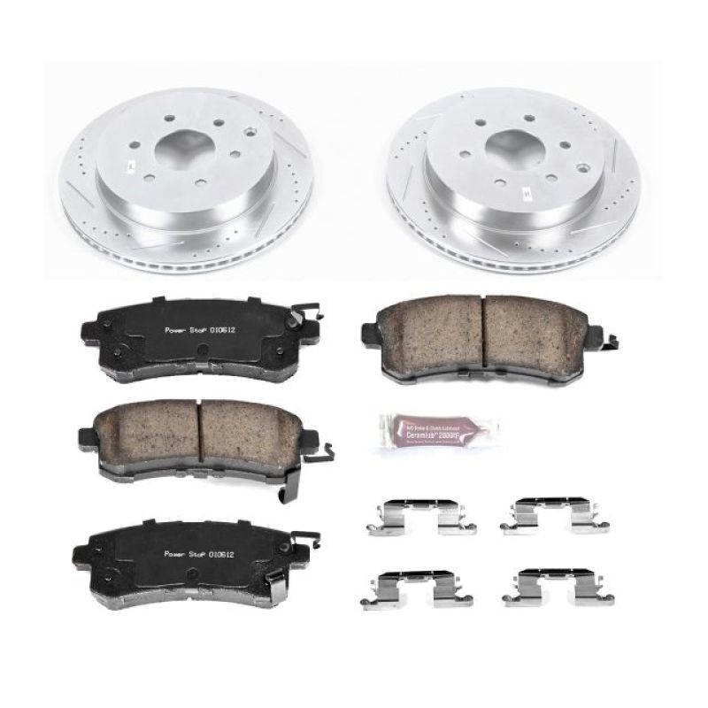 Power Stop 11-13 Infiniti QX56 Rear Z23 Evolution Sport Brake Kit PowerStop