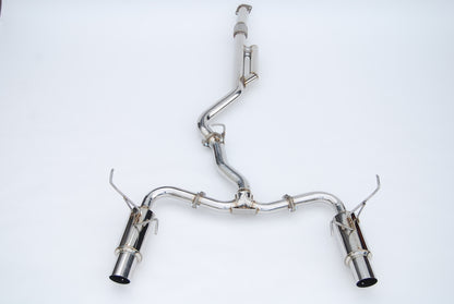 Invidia 2022+ Subaru WRX N1 Twin Outlet Single Layer SS Tip Cat-Back Exhaust Invidia