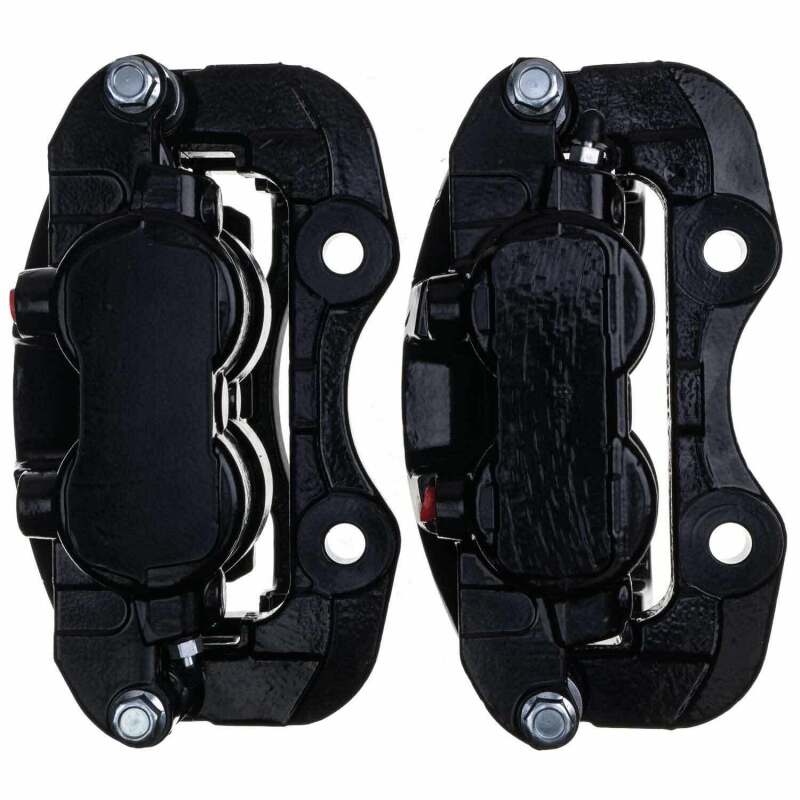 Power Stop 03-06 Cadillac Escalade Rear Black Caliper - Pair w/Bracket PowerStop