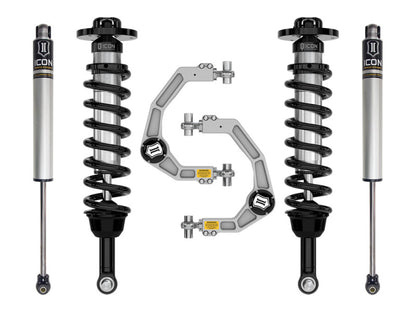ICON 21-24 Ford F150 4WD 2.75-3.5in Stage 1 Suspension System - Billet UCA