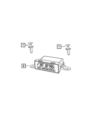 Genuine OEM Mopar Push Pin (6504521) X1