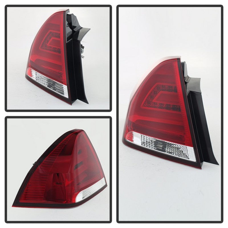 Spyder Chevy Impala 2006-2013 LED Tail Lights Red Clear ALT-YD-CHIP06-LED-RC SPYDER