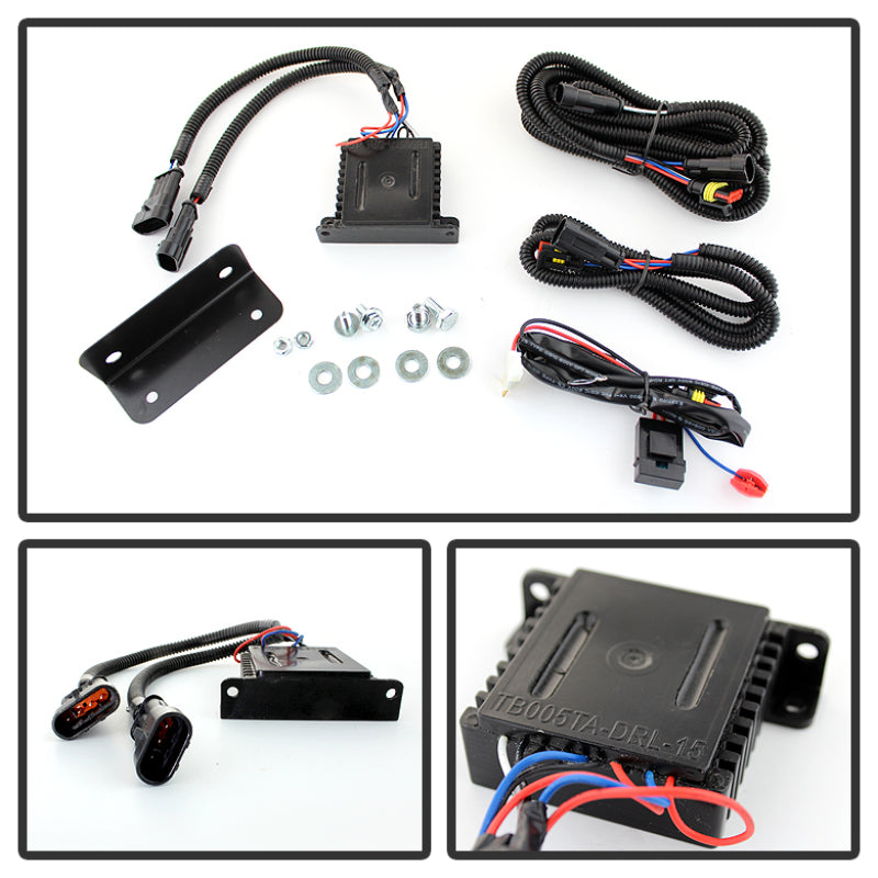 Spyder Toyota Tundra 07-13 Daytime LED Running Lights (XSP-X Model Look)wo/swtch Blk FL-DRL-TTU07-BK SPYDER
