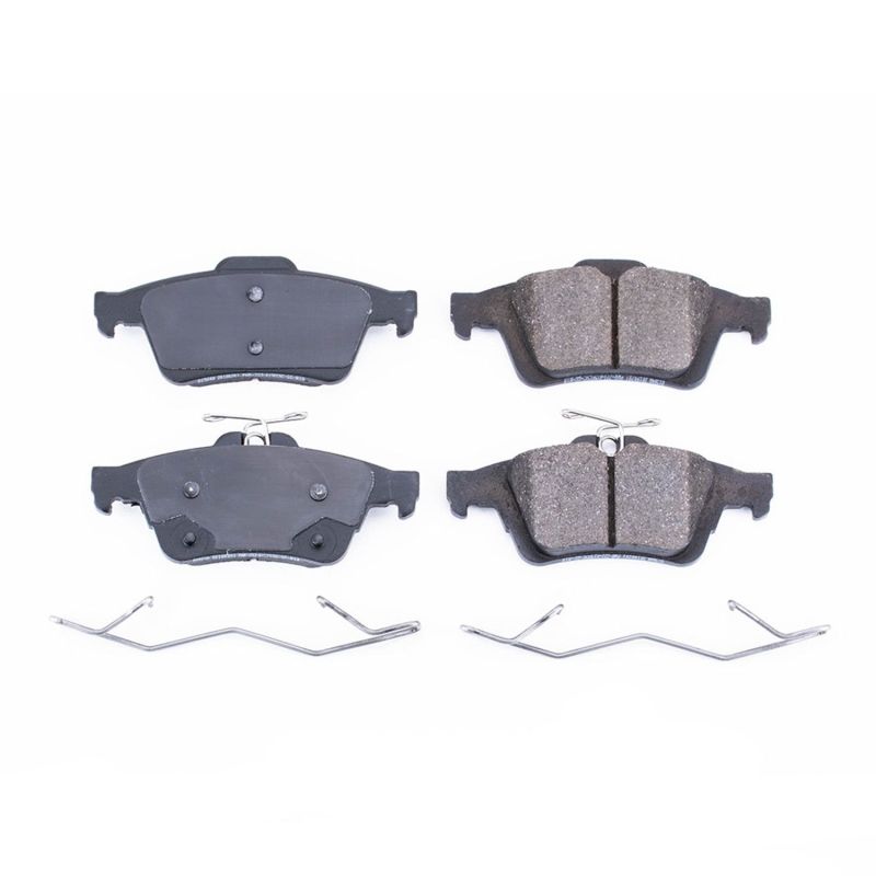 Power Stop 2016 Ford Focus Rear Z17 Evolution Ceramic Brake Pads w/Hardware PowerStop