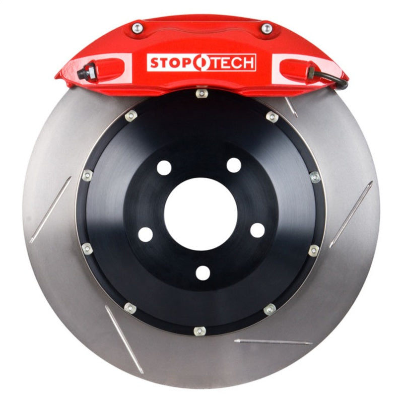 StopTech BBK 93-98 Toyota Supra Front ST-40 355x32 Red Slotted Rotors Stoptech